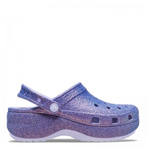 Crocs Classic Platform Iridescent Glitter Clog Purple Moon (211024-5BR)ΓΥΝΑΙΚΕΙΟ ΣΑΜΠΟ ΜΩΒ Crocs Classic Platform Iridescent Glitter Clog Purple Moon (211024-5BR)ΓΥΝΑΙΚΕΙΟ ΣΑΜΠΟ ΜΩΒ
