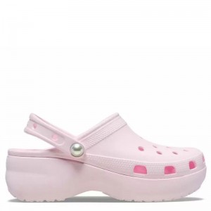 CROCS Classic Platform Pearl Clog (211231-6ZW)ΓΥΝΑΙΚΕΙΟ ΣΑΜΠΟ Pink Milk CROCS Classic Platform Pearl Clog (211231-6ZW)ΓΥΝΑΙΚΕΙΟ ΣΑΜΠΟ Pink Milk