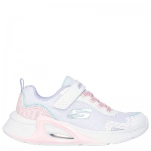 SKECHERS Tide Tech - Wave Coast (303894L-WMLT)ΠΑΙΔΙΚΑ ΠΑΠΟΥΤΣΙΑ ΛΕΥΚΟ/ΠΟΛΥΧΡΩΜΟ