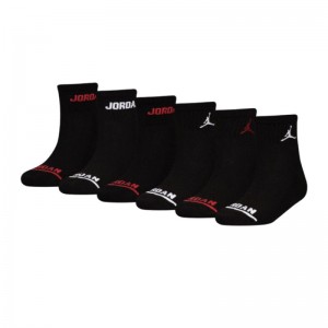 Jordan Legend Ankle 6 pairs (BJ0342-023)Παιδικές κάλτσες 6 Τεμαχια Μαυρες
