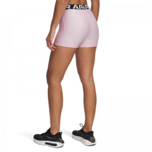 Under Armour HeatGear® Authentics Shorty (1383629-647)ΓΥΝΑΙΚΕΙΟ ΣΟΡΤΣ/ΚΟΛΑΝ Prime Pink/White