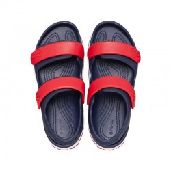 CROCS Crocband Cruiser Sandal K - Navy/Varsity Red (209423-4OT)ΠΑΙΔΙΚΑ ΣΑΝΔΑΛΙΑ ΜΠΛΕ