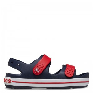 CROCS Crocband Cruiser Sandal K - Navy/Varsity Red (209423-4OT)ΠΑΙΔΙΚΑ ΣΑΝΔΑΛΙΑ ΜΠΛΕ