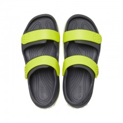 CROCS Crocband Cruiser Sandal T - Slate Grey/Acidity (209424-1NJ)ΒΡΕΦΙΚΑ ΣΑΝΔΑΛΙΑ ΓΚΡΙ