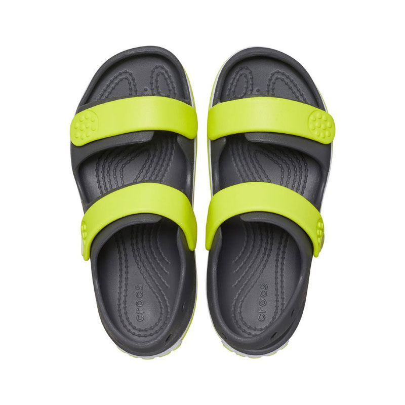 CROCS Crocband Cruiser Sandal T - Slate Grey/Acidity (209424-1NJ)ΒΡΕΦΙΚΑ ΣΑΝΔΑΛΙΑ ΓΚΡΙ