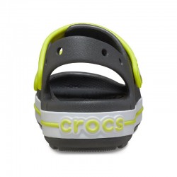 CROCS Crocband Cruiser Sandal T - Slate Grey/Acidity (209424-1NJ)ΒΡΕΦΙΚΑ ΣΑΝΔΑΛΙΑ ΓΚΡΙ