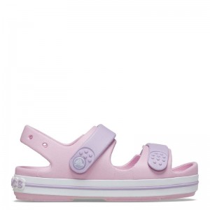 CROCS Crocband Cruiser Sandal T - Ballerina/Lavender (209424-84I)ΒΡΕΦΙΚΑ ΣΑΝΔΑΛΙΑ ΡΟΖ
