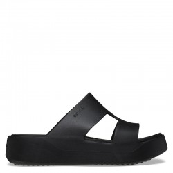 CROCS Getaway Platform H-Strap - Black (209409-001)ΓΥΝΑΙΚΕΙΟ ΠΕΔΙΛΟ ΜΑΥΡΟ
