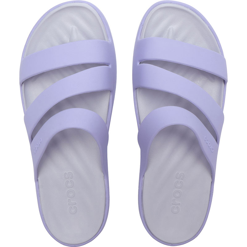 CROCS Getaway Strappy - Stucco (209587-5BN)ΓΥΝΑΙΚΕΙΟ ΣΑΝΔΑΛΙ ΜΩΒ