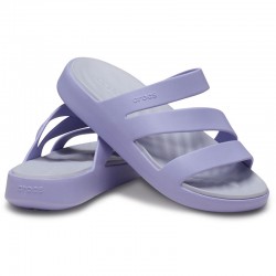 CROCS Getaway Strappy - Stucco (209587-5BN)ΓΥΝΑΙΚΕΙΟ ΣΑΝΔΑΛΙ ΜΩΒ