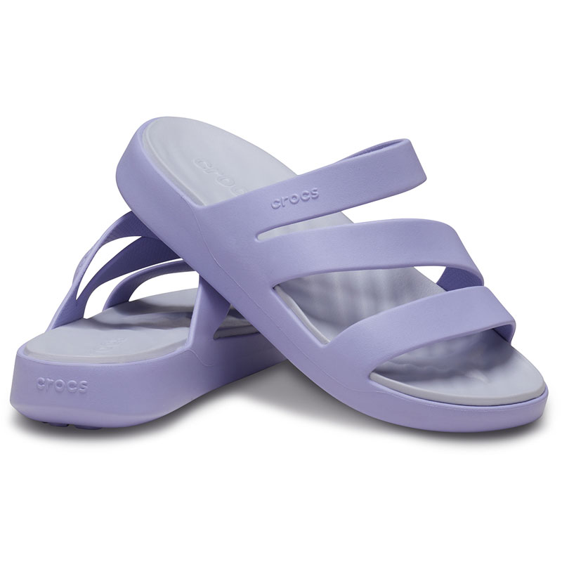 CROCS Getaway Strappy - Stucco (209587-5BN)ΓΥΝΑΙΚΕΙΟ ΣΑΝΔΑΛΙ ΜΩΒ