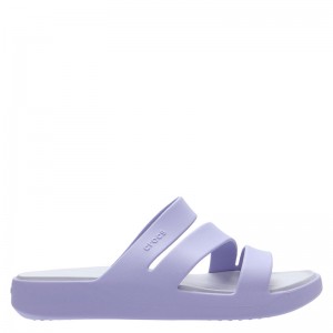 CROCS Getaway Strappy - Stucco (209587-5BN)ΓΥΝΑΙΚΕΙΟ ΣΑΝΔΑΛΙ ΜΩΒ