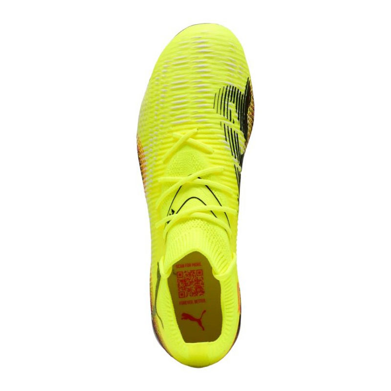 Puma Future 8 Match FG/AG (108140-03)Ποδοσφαιρικά Παπούτσια με Τάπες Yellow Alert/Black