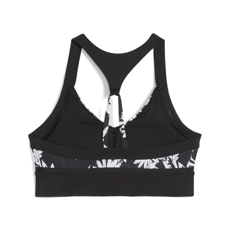 PUMA 4KEEPS TROPICAL AOP Longline Bra (526786-01)ΓΥΝΑΙΚΕΙΟ ΜΠΟΥΣΤΑΚΙ ΜΑΥΡΟ