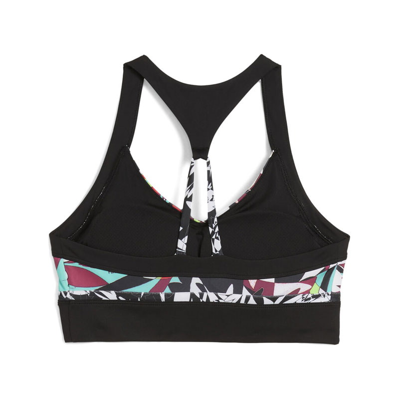 PUMA 4KEEPS TROPICAL AOP Longline Bra (526786-51)ΓΥΝΑΙΚΕΙΟ ΜΠΟΥΣΤΑΚΙ BLACK/MULTI