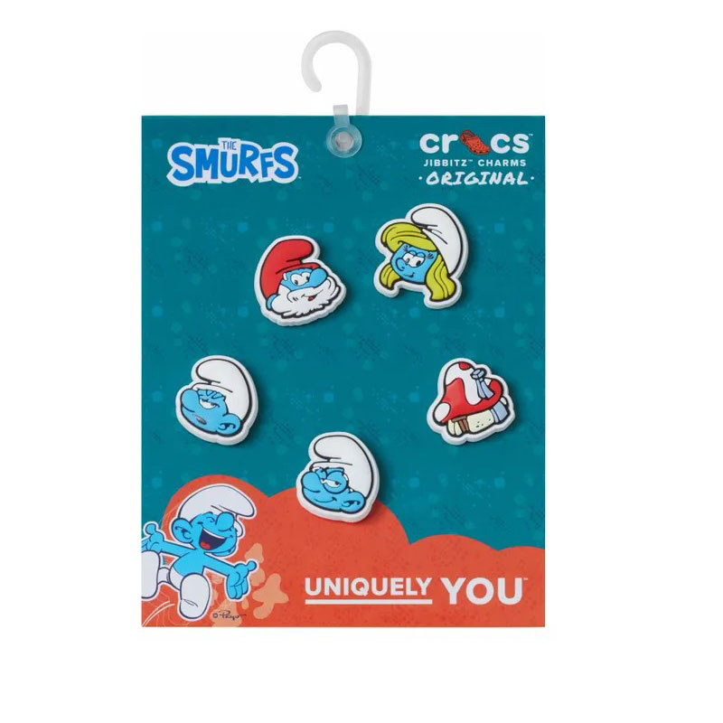 CROCS Jibbitz™ Charms Smurfs 5 Pack (10014521-UNC)ΔΙΑΚΟΣΜΗΤΙΚΑ ΓΙΑ ΣΑΜΠΟ ΠΟΛΥΧΡΩΜΑ 5 ΤΕΜΑΧΙΑ