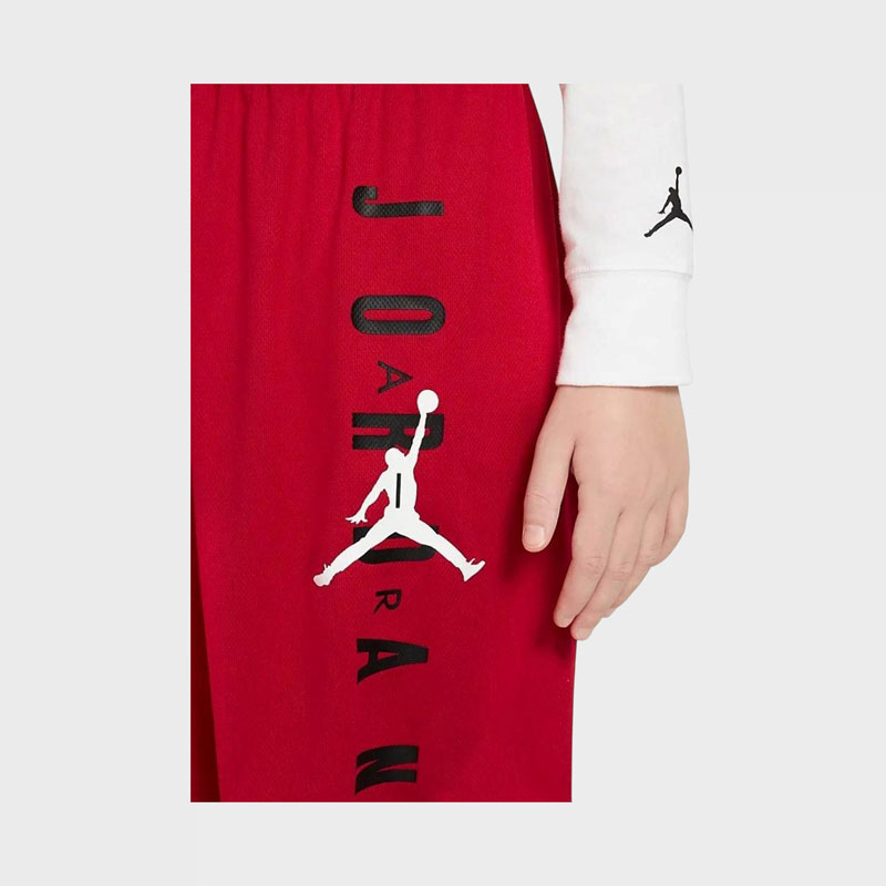 JORDAN VERT MESH SHORT (957176-R78)ΠΑΙΔΙΚΗ ΒΕΡΜΟΥΔΑ ΚΟΚΚΙΝΗ