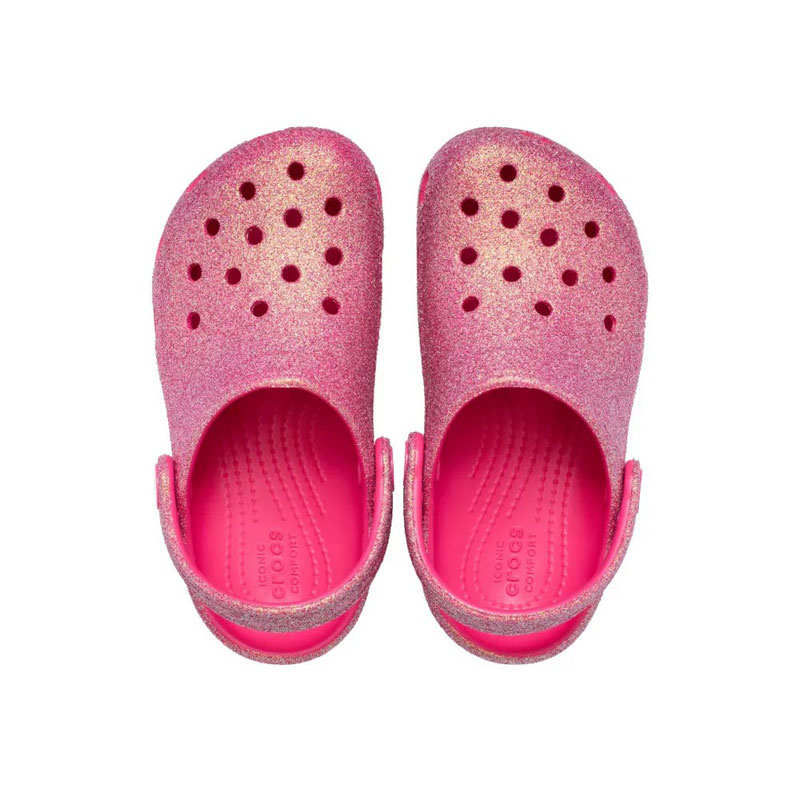 CROCS CLASSIC IRIDESCENT GLITTER Clog Toddler Dragon Fruit (210985-6ZQ)ΒΡΕΦΙΚΑ ΣΑΜΠΟ ΡΟΖ