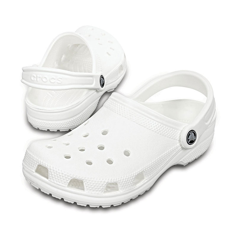 CROCS CLASSIC (10001-100)Ανατομικά Σαμπό Λευκα