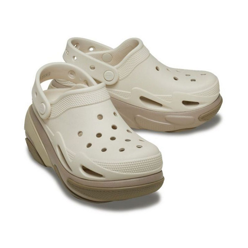 Crocs Bubble Crush Clog (210061-214)ΣΑΜΠΟ ΜΠΕΖ/ΚΑΦΕ