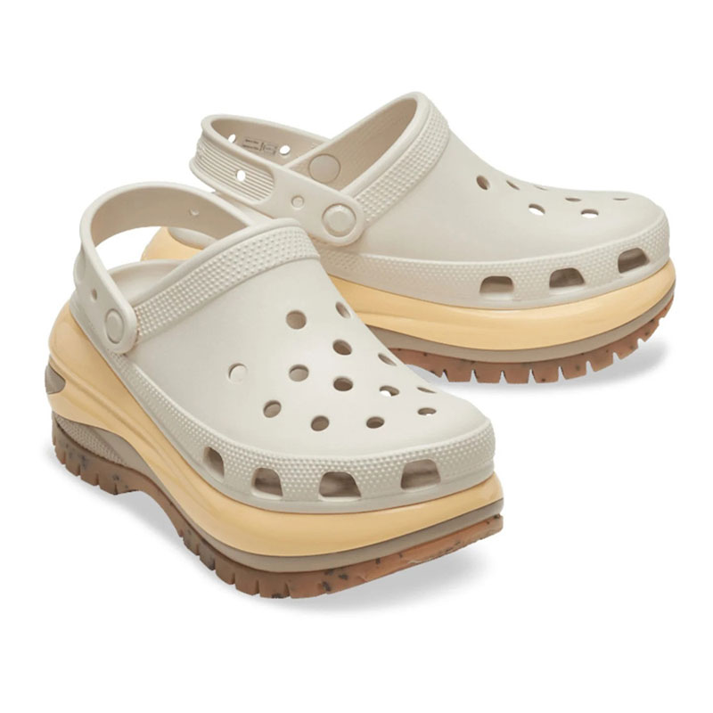 Crocs Mega Crush Clog (207988-0LM)ΓΥΝΑΙΚΕΙΑ ΣΑΜΠΟ Almond Tint/Multi