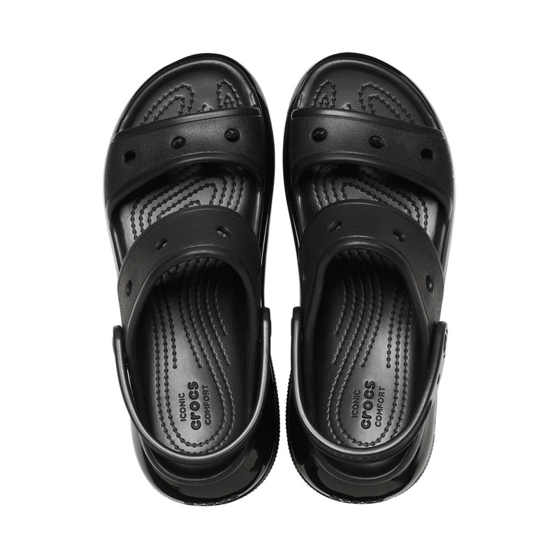 Crocs Mega Crush Sandal (207989-001)Γυναικεία Σανδάλια Μαυρα
