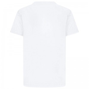 Jordan Παιδική κοντομάνικη μπλούζα Air Stretch λευκή (95D628-001) Jordan Παιδική κοντομάνικη μπλούζα Air Stretch λευκή (95D628-001)