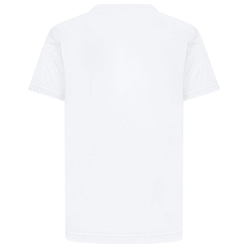 Jordan Παιδική κοντομάνικη μπλούζα Air Stretch λευκή (95D628-001)