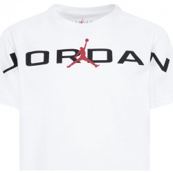 Jordan Παιδική κοντομάνικη μπλούζα Air Stretch λευκή (95D628-001)
