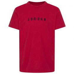 Jordan Παιδική κοντομάνικη μπλούζα Wordmark Embroidery Tee κόκκινη  95D634-R78