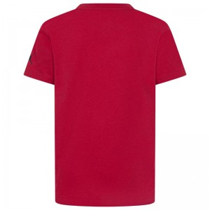 Jordan Παιδική κοντομάνικη μπλούζα Wordmark Embroidery Tee κόκκινη  95D634-R78 Jordan Παιδική κοντομάνικη μπλούζα Wordmark Embroidery Tee κόκκινη  95D634-R78
