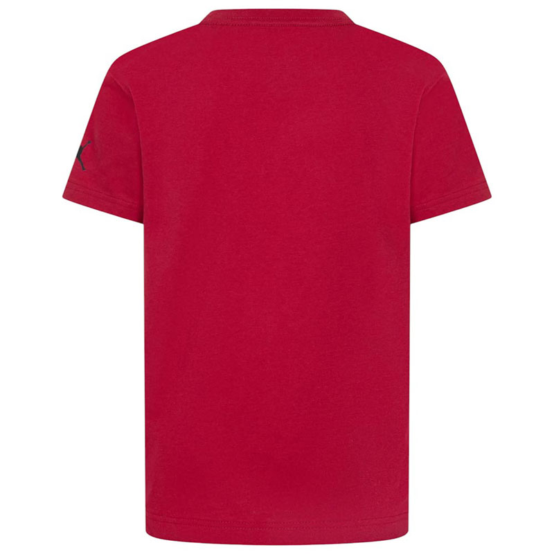 Jordan Παιδική κοντομάνικη μπλούζα Wordmark Embroidery Tee κόκκινη  95D634-R78