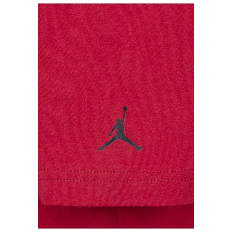 Jordan Παιδική κοντομάνικη μπλούζα Wordmark Embroidery Tee κόκκινη  95D634-R78