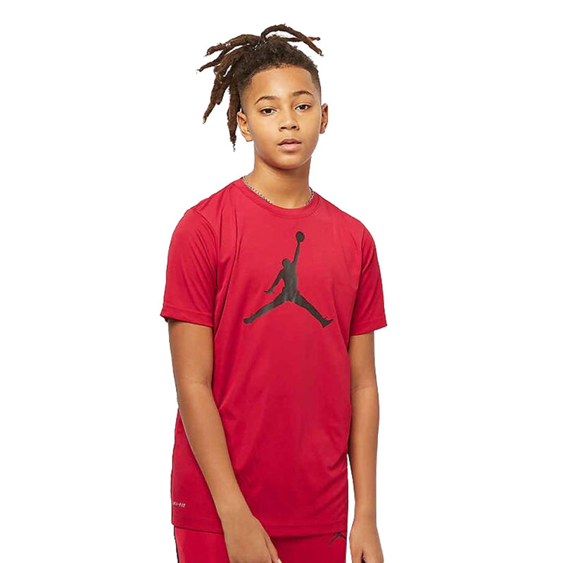 Jordan Jumpman Logo Παιδική Κοντομάνικη Μπλούζα Κόκκινη 954293-R78