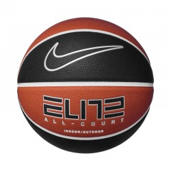 Nike Elite All Court 8p 2.0 Deflated (N.100.4088-811)Μπάλα Μπάσκετ Indoor/Outdoor AMBER/WHITE/METALLIC SILVER/BLACK