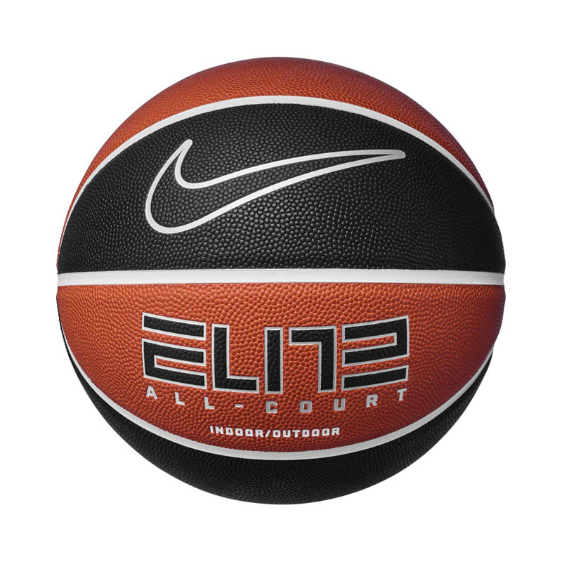 Nike Elite All Court 8p 2.0 Deflated (N.100.4088-811)Μπάλα Μπάσκετ Indoor/Outdoor AMBER/WHITE/METALLIC SILVER/BLACK