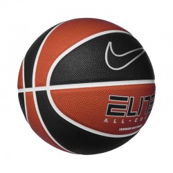 Nike Elite All Court 8p 2.0 Deflated (N.100.4088-811)Μπάλα Μπάσκετ Indoor/Outdoor AMBER/WHITE/METALLIC SILVER/BLACK
