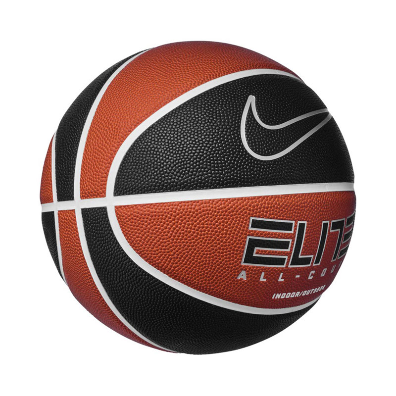 Nike Elite All Court 8p 2.0 Deflated (N.100.4088-811)Μπάλα Μπάσκετ Indoor/Outdoor AMBER/WHITE/METALLIC SILVER/BLACK