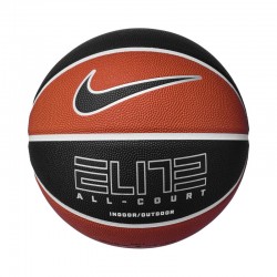 Nike Elite All Court 8p 2.0 Deflated (N.100.4088-811)Μπάλα Μπάσκετ Indoor/Outdoor AMBER/WHITE/METALLIC SILVER/BLACK