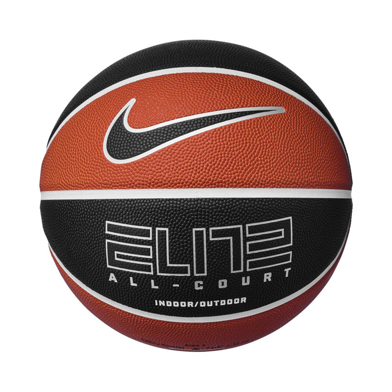 Nike Elite All Court 8p 2.0 Deflated (N.100.4088-811)Μπάλα Μπάσκετ Indoor/Outdoor AMBER/WHITE/METALLIC SILVER/BLACK