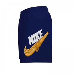 Nike Swim Breaker Brief Lined 4IN Volley Just Do It (NESSF792-440)ΠΑΙΔΙΚΟ ΜΑΓΙΟ/ΣΟΡΤΣ ΜΠΛΕ