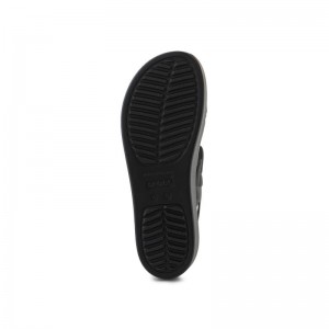 CROCS Brooklyn Woven Upper Low Wedge (209977-060)Γυναικείες Πλατφόρμες/Πεδιλα Μαύρες CROCS Brooklyn Woven Upper Low Wedge (209977-060)Γυναικείες Πλατφόρμες/Πεδιλα Μαύρες