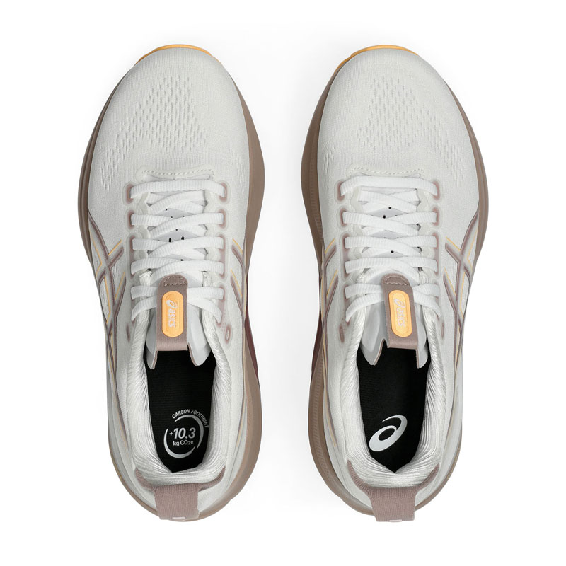 ASICS GEL-KAYANO 32 (1012B838-101)ΓΥΝΑΙΚΕΙΑ ΠΑΠΟΥΤΣΙΑ RUNNING White/Orange Glow