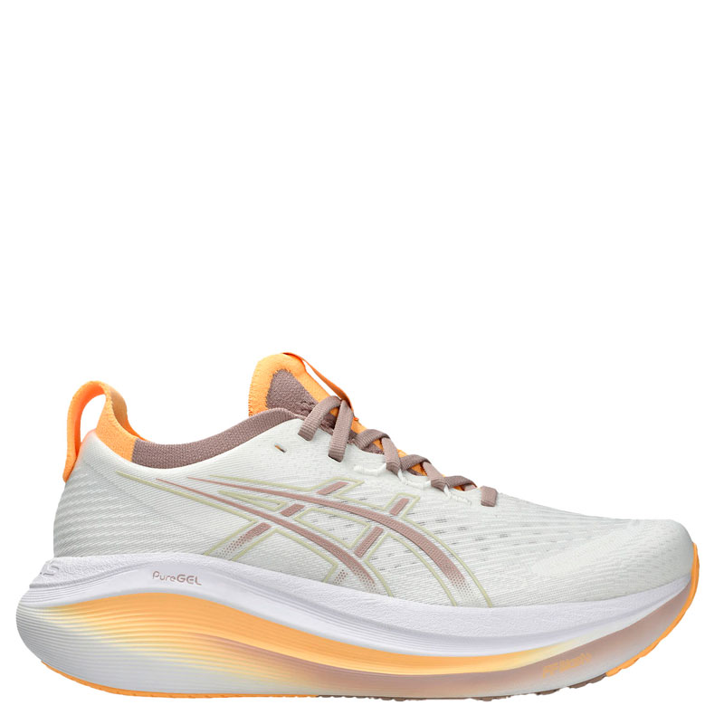 ASICS GEL-NIMBUS 27 (1012B753-103)ΓΥΝΑΙΚΕΙΑ ΠΑΠΟΥΤΣΙΑ RUNNING White/Fawn
