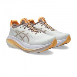 ASICS GEL-NIMBUS 27 (1012B753-103)ΓΥΝΑΙΚΕΙΑ ΠΑΠΟΥΤΣΙΑ RUNNING White/Fawn