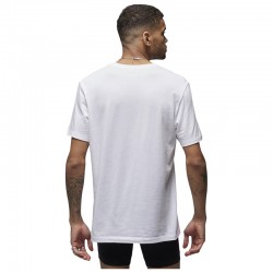 Jordan Flight Base Tee 2-Pack (JM0625-001)Ανδρική κοντομάνικη μπλούζα Λευκη 2 Τεμαχια