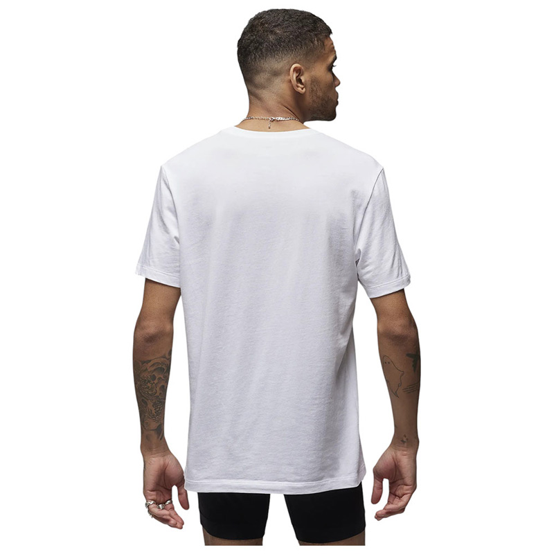 Jordan Flight Base Tee 2-Pack (JM0625-001)Ανδρική κοντομάνικη μπλούζα Λευκη 2 Τεμαχια