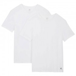 Jordan Flight Base Tee 2-Pack (JM0625-001)Ανδρική κοντομάνικη μπλούζα Λευκη 2 Τεμαχια