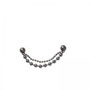 Crocs Jibbitz™Double Black Gem Chain (10014742-UNC)ΔΙΑΚΟΣΜΗΤΙΚΑ ΓΙΑ ΣΑΜΠΟ ΜΑΥΡΟ