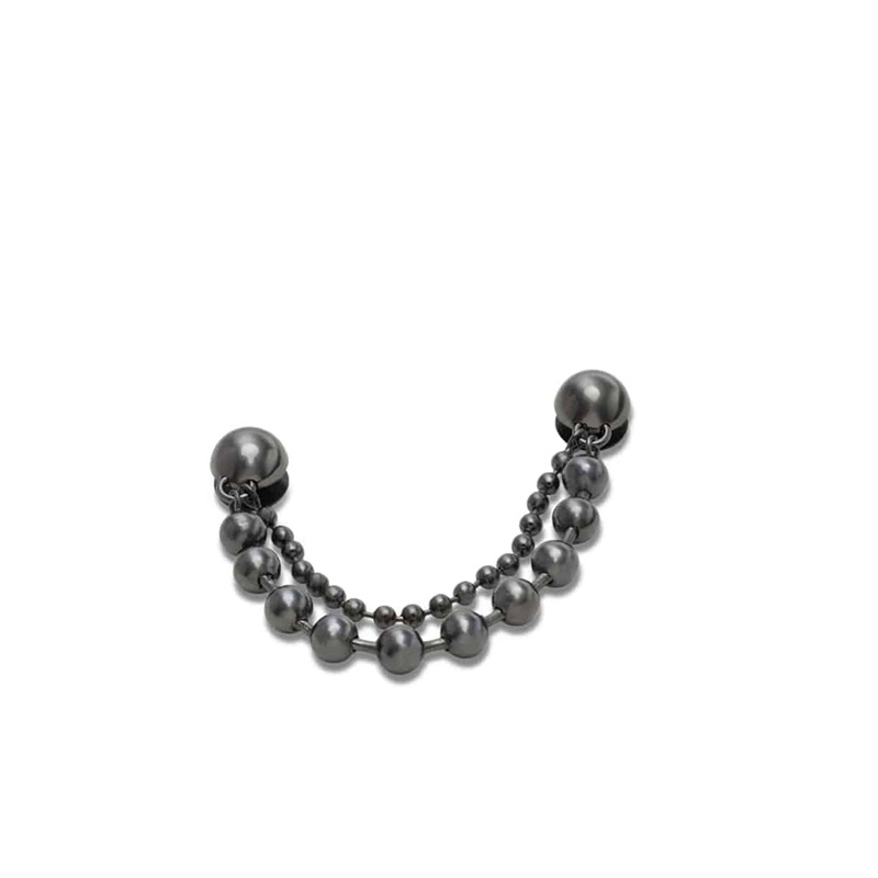 Crocs Jibbitz™Double Black Gem Chain (10014742-UNC)ΔΙΑΚΟΣΜΗΤΙΚΑ ΓΙΑ ΣΑΜΠΟ ΜΑΥΡΟ